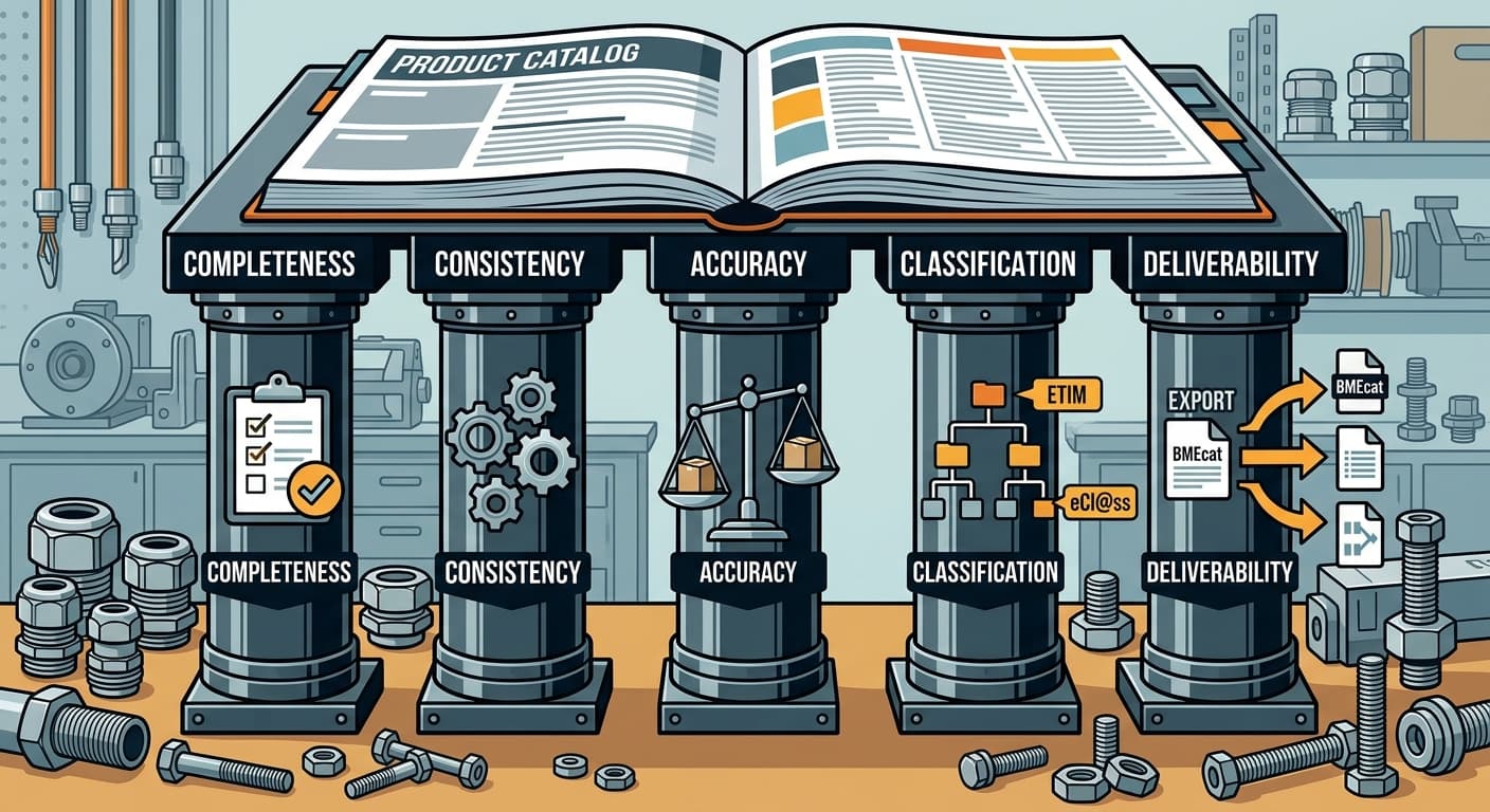 Product Data Quality Checklist for Industrial Suppliers